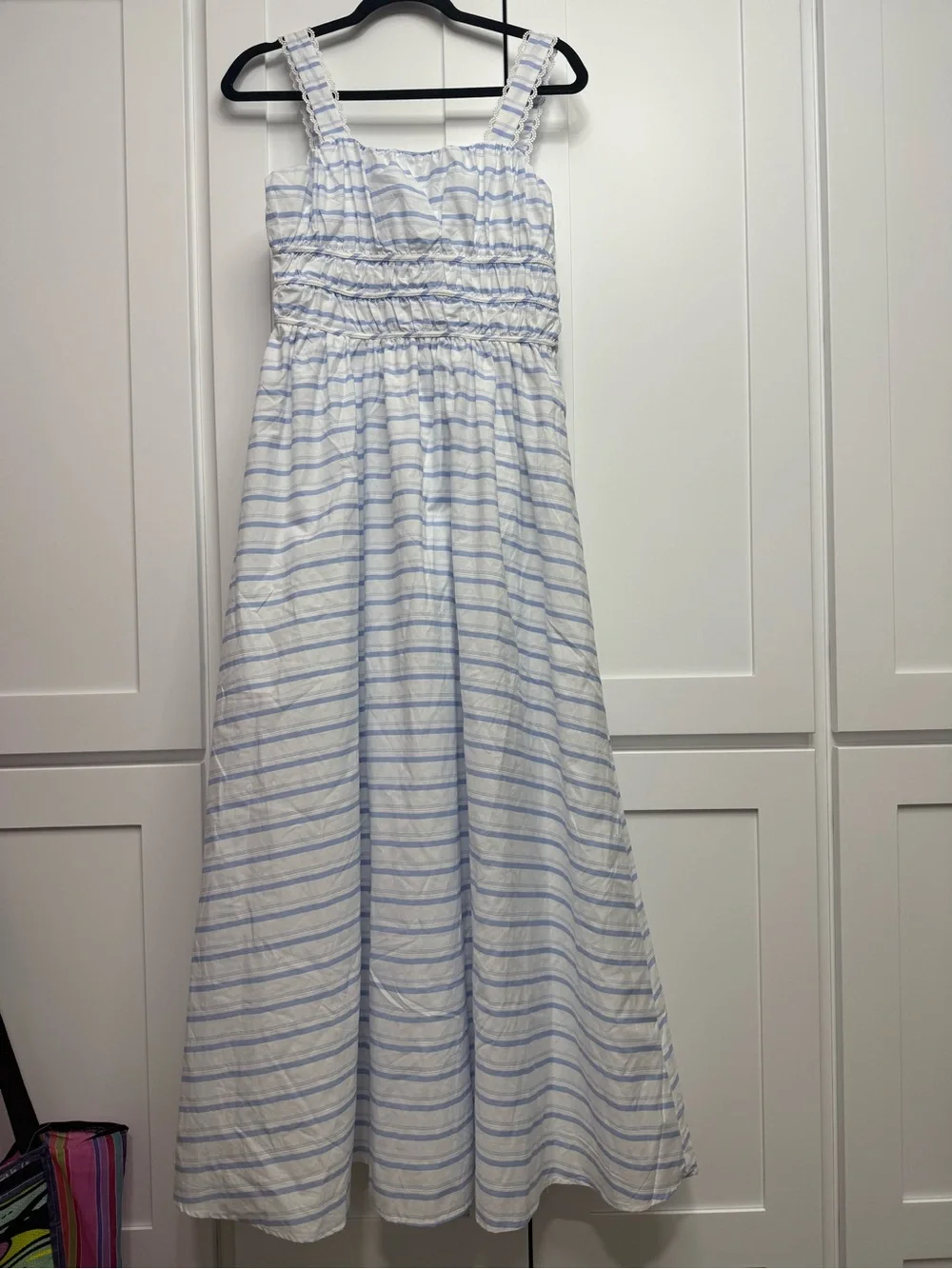 Altar’d State striped blue and white maxi - size M - Picture 2 of 4